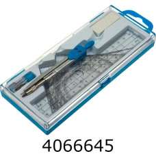 Готовальня 7 предм. MAXІ блакитна  (12) MX81402