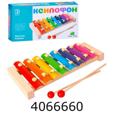 Ксилофон дерев. в коробці 24*13*4см (30 MD 0713