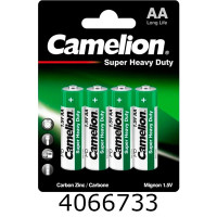 Батарейка Camelion Super Heavy Duty R6/4 блістер ціна за 4шт. (12/15/300) AA