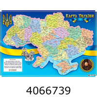 Карта України адміністративна (100) PL-16U