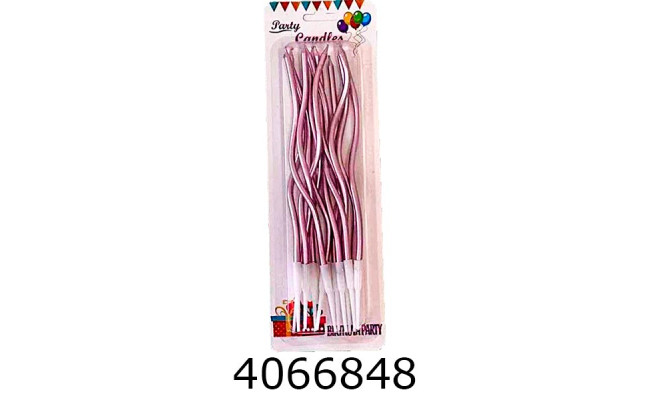 Набір свічки в торт 12 шт