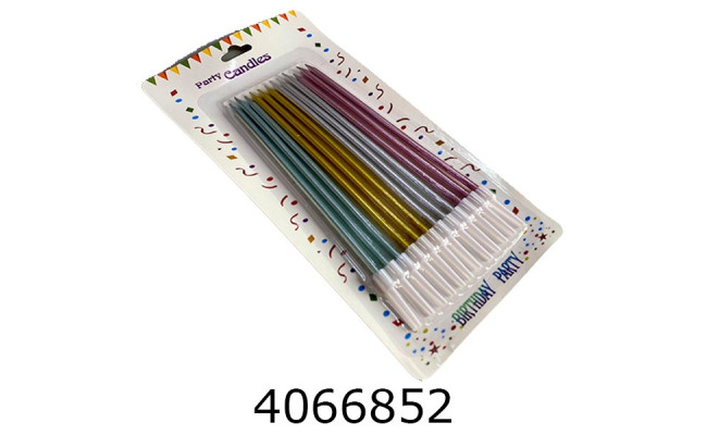 Набір свічки в торт 12 шт