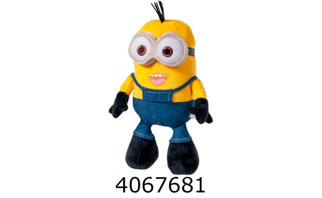 Міньйон 28 см глазастик Міке м'яка іграшка 021