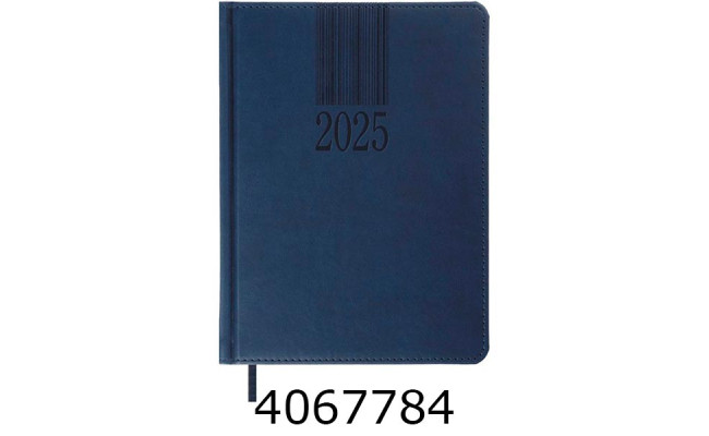 Щоденник А5 дат. 2026р. Buromax CODE синій штуч. шкіра/поролон (20) BM.2142-02