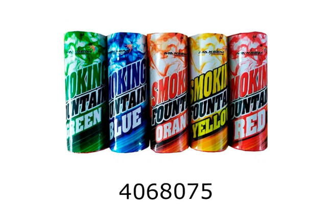 Дим святковий 110мм 30 сек. ціна за 5шт (5/30) MA0509/mix