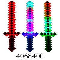 Меч в кульку на батар. Minecraft 3 кольори 62см (12/144) BT-5533 Меч в кульку на батар. Minecraft 3 кольори 62см (12/144) BT-5533