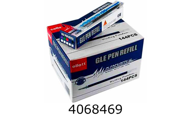 Стержень гелевий чорний Cello 601B (144/2304) 8692