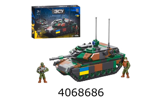 Конструктор Limo Toy Військова серія. Танк Leopard 458дет (24) KB 1145
