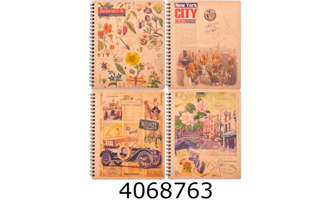 Блокнот на спір. В5 80 арк. кар. обкл. лін. KRAFT(5) TR5580L