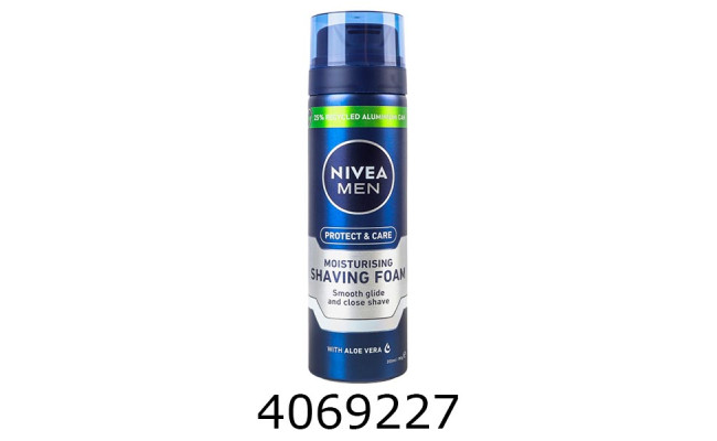 Піна д/гоління захист та догляд NIVEA 200мл (6/24)