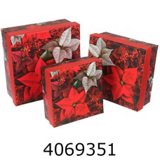 Коробка карт. для подарунків Новорічна 