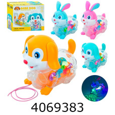 Муз. Тваринка в коробці на батар. 2 види 20*16*10см (24) 599-27-29