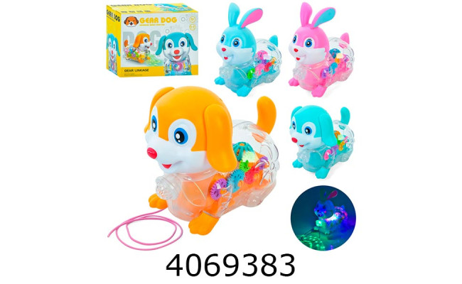 Муз. Тваринка в коробці на батар. 2 види 20*16*10см (24) 599-27-29