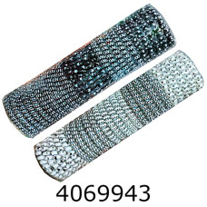 Резинка для волосся Пружинка 25 шт 7 см чорно_біла ціна за 25 шт bb1896