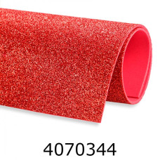 Фоаміран 20x30см глітер  червоний (120) RS-0279/0180