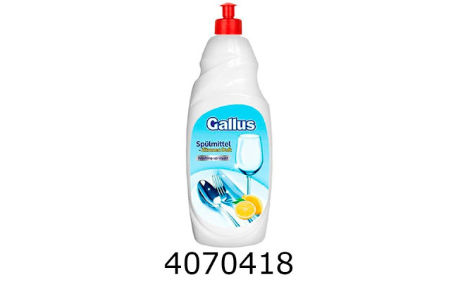 М/засіб д/посуду Gallus 850мл Лимон (12) 03286