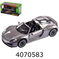 Машинка метал. Porsche 918 Spyder відкрив. двері Автопром (48/96) 4348