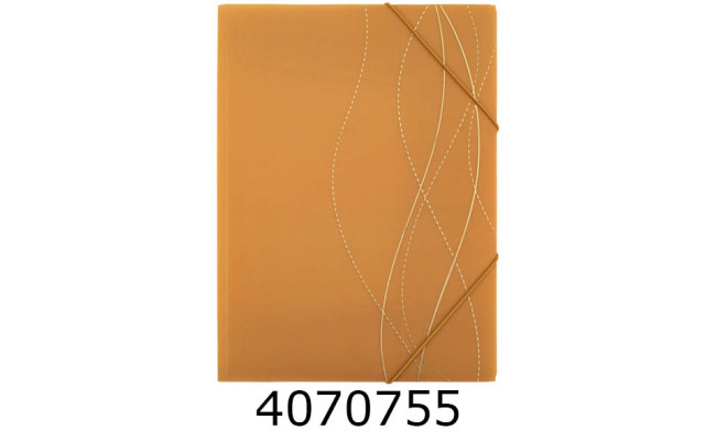 Папка на гумках пластик А4+ AXENT Waves-1 (10) 1509-40-A