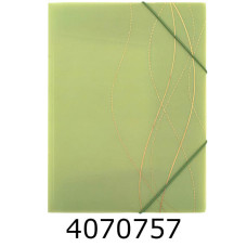 Папка на гумках пластик А4+ AXENT Waves-3 (10) 1509-42-A