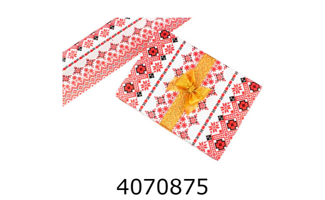 Папір подар. 70*800см Вишиванка 70г/м2 255-5515