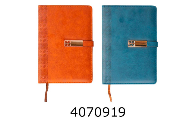 Блокнот А5 кл. 80 арк. шкірзам клітинка магніт 3-393 (21470) (100) 141344