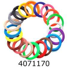 Пластик для ручки 3D PLA 10м 35кол. ціна за 35шт (20) 778