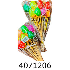 Великодні писанки в кульку на палочці 12 писанок (360) MA22-53