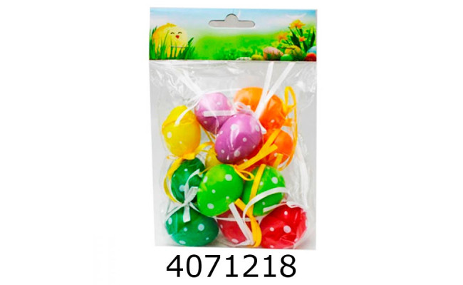 Великодні писанки в кульку 12 писанок  підвіска (360) MA22-55