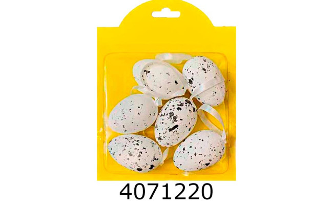 Великодні писанки на листі 6 писанок  підвіска (360) MA22-31