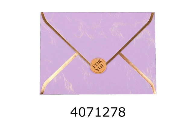 Конверт для грошей подар. лавандовий 175*125 см ціна за 10 шт 5-85330