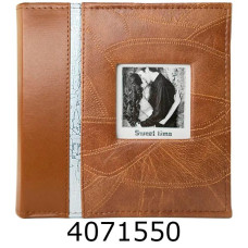 Ф/а 200ф. PC46200RCLK (шкіратисненнябіла полоскарамка) Brown L046 35273