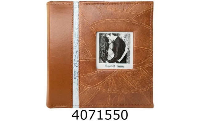 Ф/а 200ф. PC46200RCLK (шкіратисненнябіла полоскарамка) Brown L046 35273