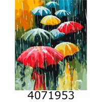 Картина по номерам 40*50см Кольоровий дощ. Brushme BS52166 н/з