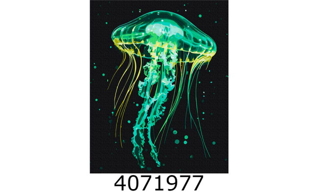 Картина по номерам 40*50см Сяюча медуза Brushme BS54149