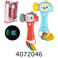 Муз. Молоточок в коробці на батар. 15*5*23см (72) 668-128