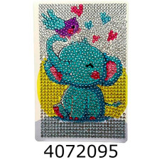 Алмазна мозаїка 10*14 Слоник Brushme DM4003