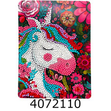 Алмазна мозаїка 13.5*18 Загадковий єдиноріг Brushme DM2005