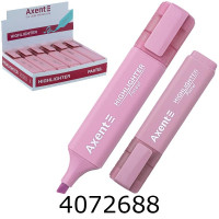 Маркер текст. Axent Highlighter 1-5 мм клиноп. пастель лавандовий (12/144) 2537-36-A