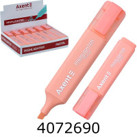 Маркер текст. Axent Highlighter 1-5 мм клиноп. пастель рожевий (12/144) 2537-24-A Маркер текст. Axent Highlighter 1-5 мм клиноп. пастель рожевий (12/144) 2537-24-A