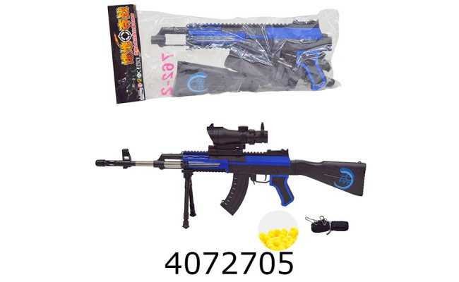 Автомат пулі в кульку на батар. + ліхтарик725см (36) 762-2