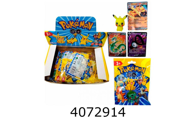 Герої з картками Pokemon №397 (24) MS-24-11-20