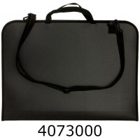 Портфель А3 пластик чорний на блискавці CF30004 Портфель А3 пластик чорний на блискавці CF30004