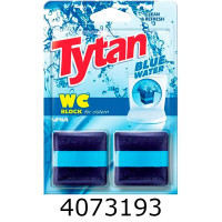 Туалетний блок куб д/зливного бачка Blue Water 2*50г  Tytan(18) 53020/53030