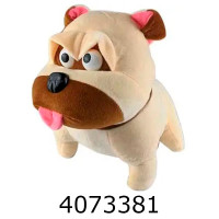 Собачка Мопс м'яка іграшка 27 см