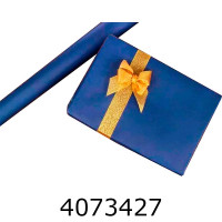 Папір подар. 70*800см Синій в рулоні 70г/м 255-3870