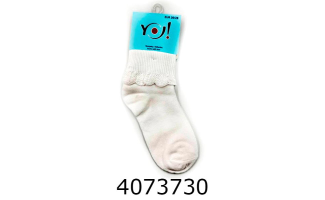 Шкарпетки дитячі WHITE (14-16) (12) (YO!) Yoclub SKFA/MODEL11