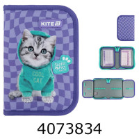 Пенал 1 відд. + 2 відв. Kite 622 Studio Pets (12) SP25-622-2