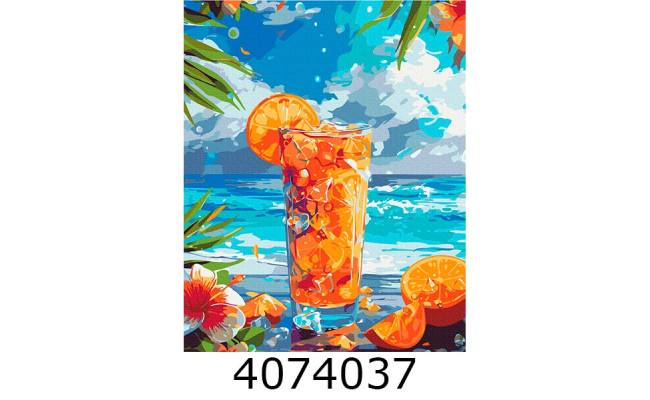 Картина по номерам 40*50см Освіжаючий коктейль Brushme BS54092