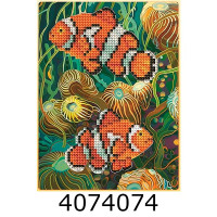 Алмазна мозаїка 17*225 Рибки Brushme DM3007