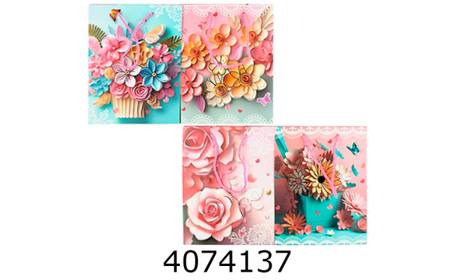 Пакет подарунковий 41*31*12 см RQ 985-4L (12/360) 137695